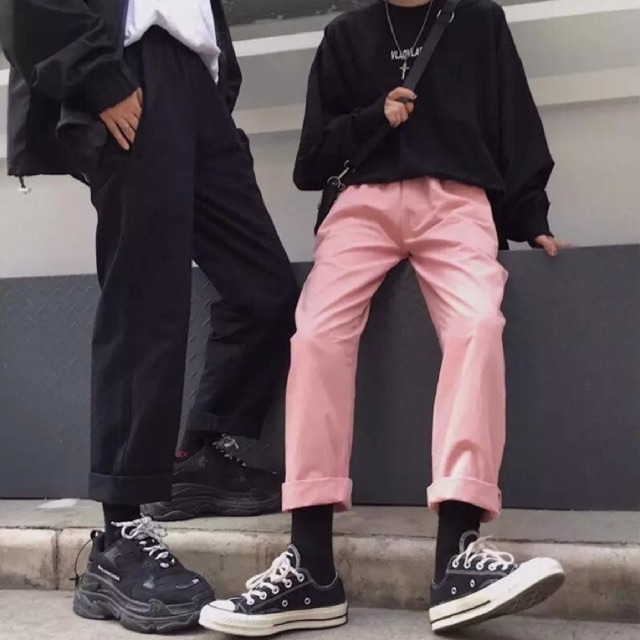 BASIC PANT KAKI - Quần kaki màu trơn lưng chun | BigBuy360 - bigbuy360.vn