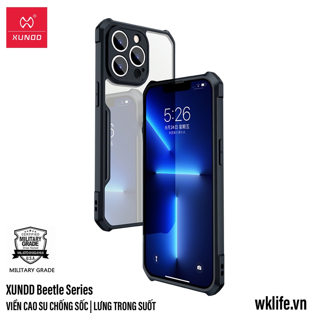 Ốp Lưng Chống Sốc XUNDD Bảo Vệ Camera Cho X / Xs Max / 11 Pro Max / 12 Pro Max / 13 Pro Max