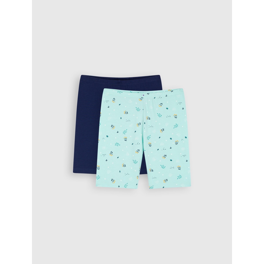 Pack 2 quần bé gái mặc nhà CANIFA chất liệu cotton thoải mái 1LA22S007