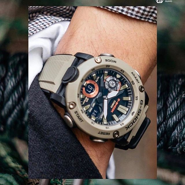 Đồng hồ nam Casio G-SHOCK GA-2000-5ADR – Chính hãng - NAM – QUARTZ (PIN) – DÂY CAO SU