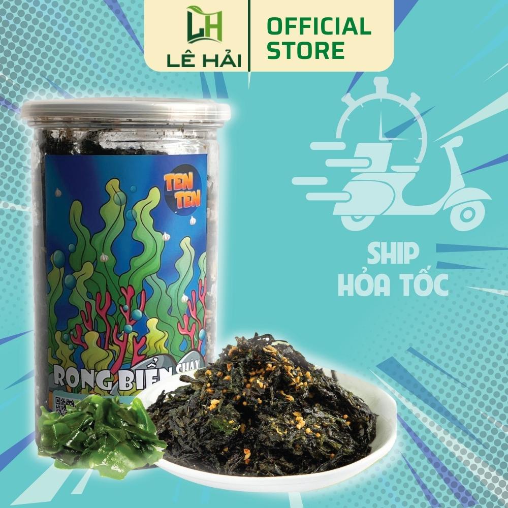 Rong biển cháy tỏi Lê Hải 150g đồ ăn vặt sài gòn đậm đà chuẩn vị vừa ngon vừa rẻ