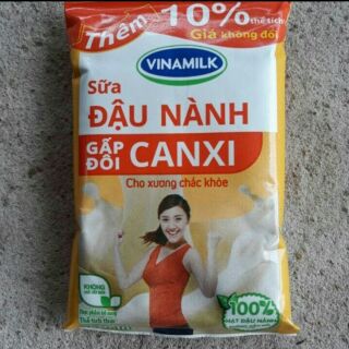 Combo 10bịch sữa đậu nành gấp đôi canxi 220ml