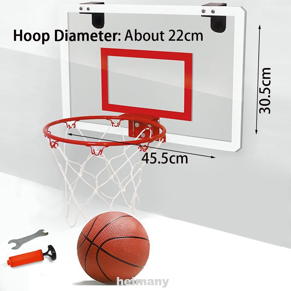 Bộ rổ đựng bóng rổ gắn tường chống vỡ tiện dụng