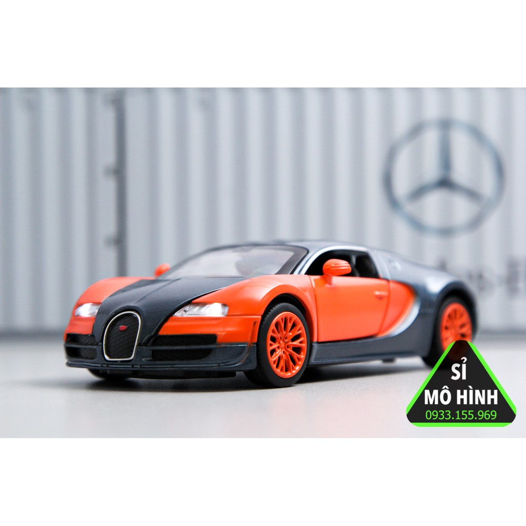 Mô hình xe Bugatti Veyron SuperSport 1:32 Cam