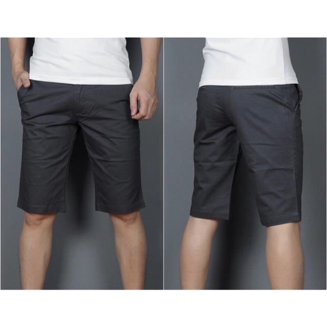 SHORT KAKI COTTON CO GIÃN- XÁM NHỚT