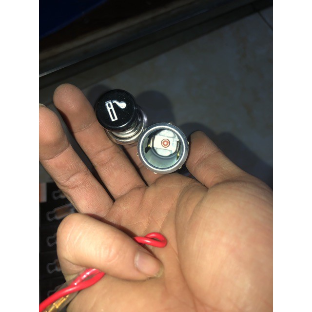Phutungthaythe🔧| bộ tẩu châm thuốc lá 12v 24v liền đế thay thế