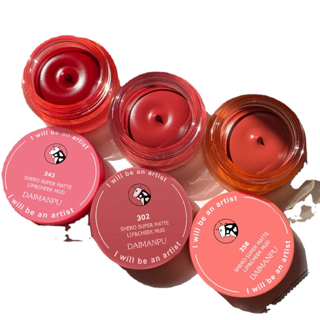 Son Môi Màu Nhung Kèm Cọ DAIMANPU