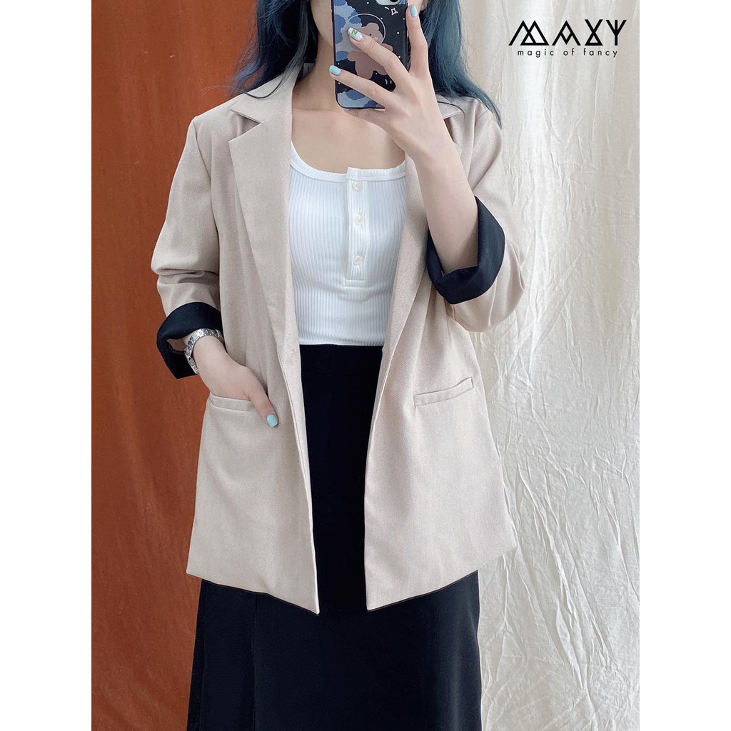 Áo - PEARL BLAZER - Áo blazer freesize