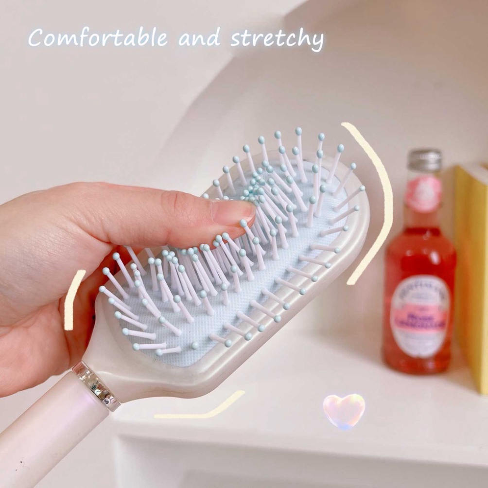 Lược Chải Đầu Gỡ Tóc RỗiFREESHIPLược Túi Khí Mát Xa Chống Tĩnh Điện Hình Nàng Tiên Cá Dễ Thương Cho Bé Gái
