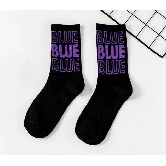 Vớ BLUE cao cổ Nam Nữ phong cách thể thao, trẻ trung, năng động.