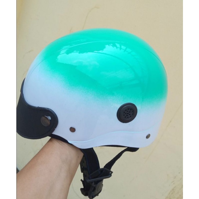 Siêu hot - Nón/ Mũ bảo hiểm sơn 2 lỗ thông hơi 2 màu cao cấp