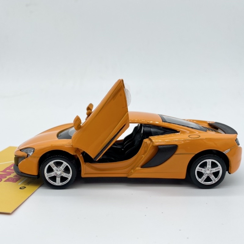 Ô tô kim loại mô hình  McLazen 650S tỷ lệ 1:36 mở được 2 cửa, trang trí taplo, sưu tầm, đồ chơi cho bé