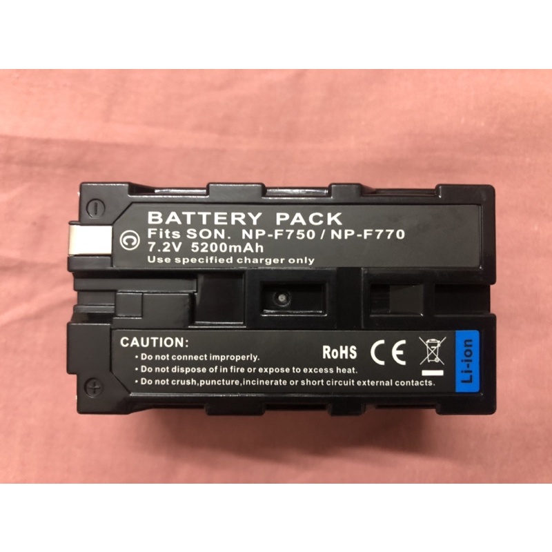 Pin NP-F750 / NP-F770 cho đèn led, máy quay máy ảnh 2500C NX3 NX5C 198P AX1E F770