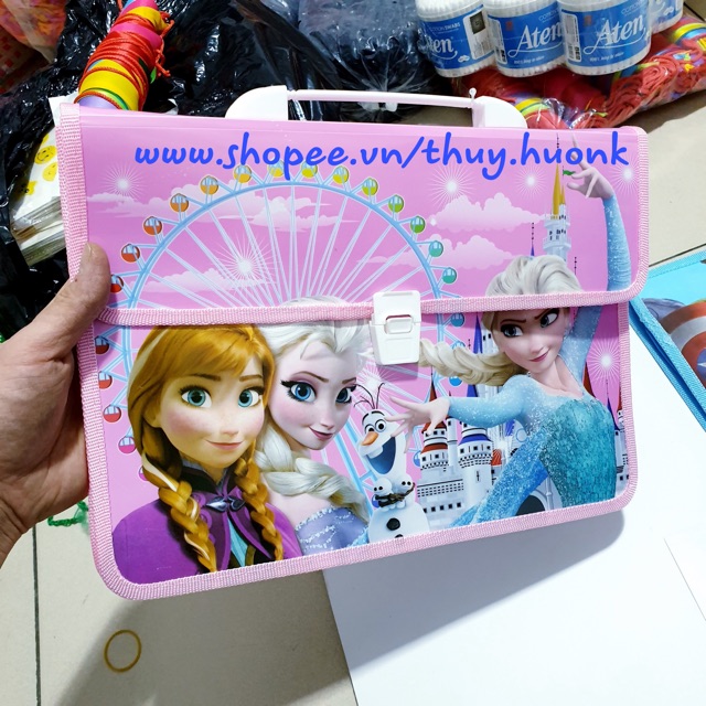 Cặp học thêm cho bé 2 ngăn tiện lợi