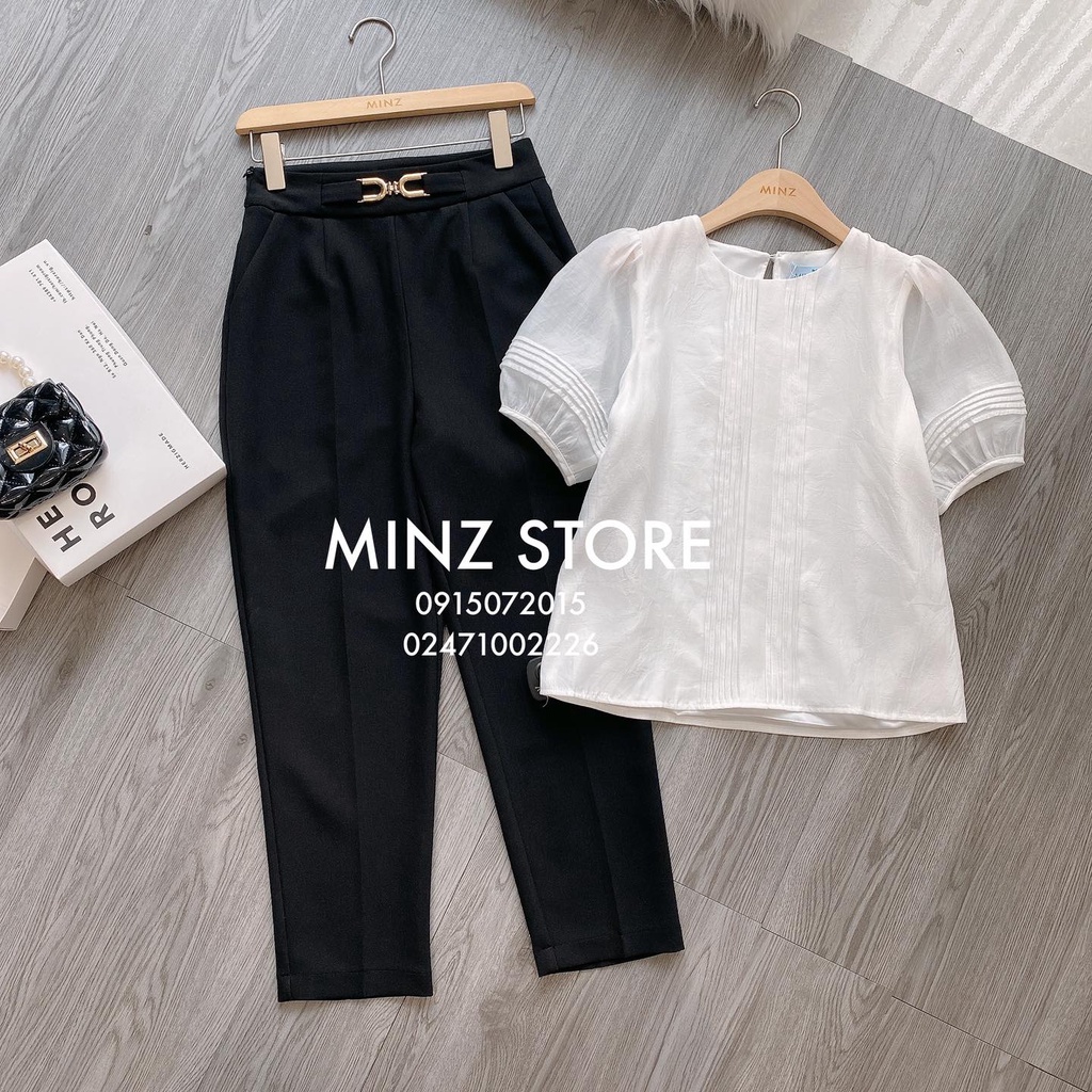 Quần baggy đai sắt