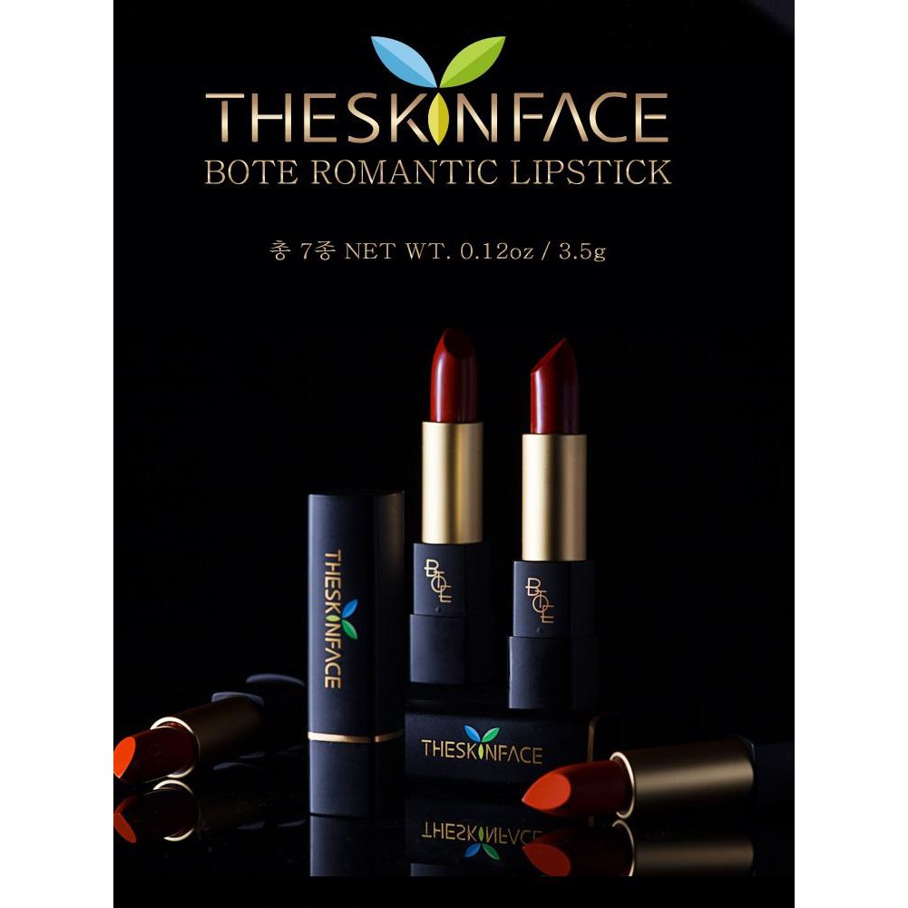 HOT - Cam kết chuẩn Auth [Mẫu Mới 2018] Son Lì The Skin Face Bote Lipstick sản phẩm y hình