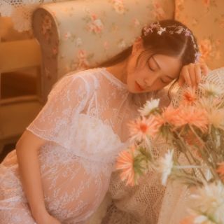 Váy bầu tiểu thư dự tiệc, chụp ảnh