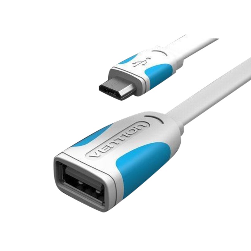 Cáp OTG Vention VAS-A09-W010 chuẩn kết nối Micro USB ra USB