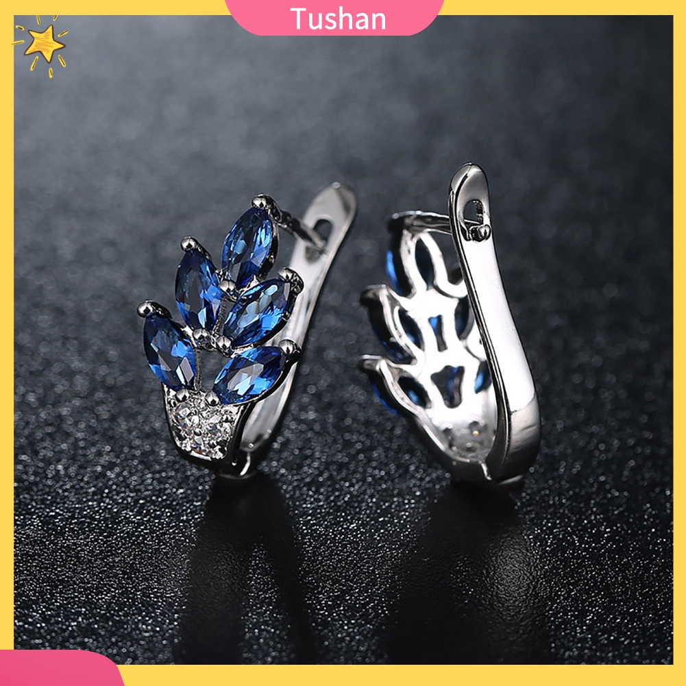 Bông Tai Đính Đá Thời Trang Nữ Tính