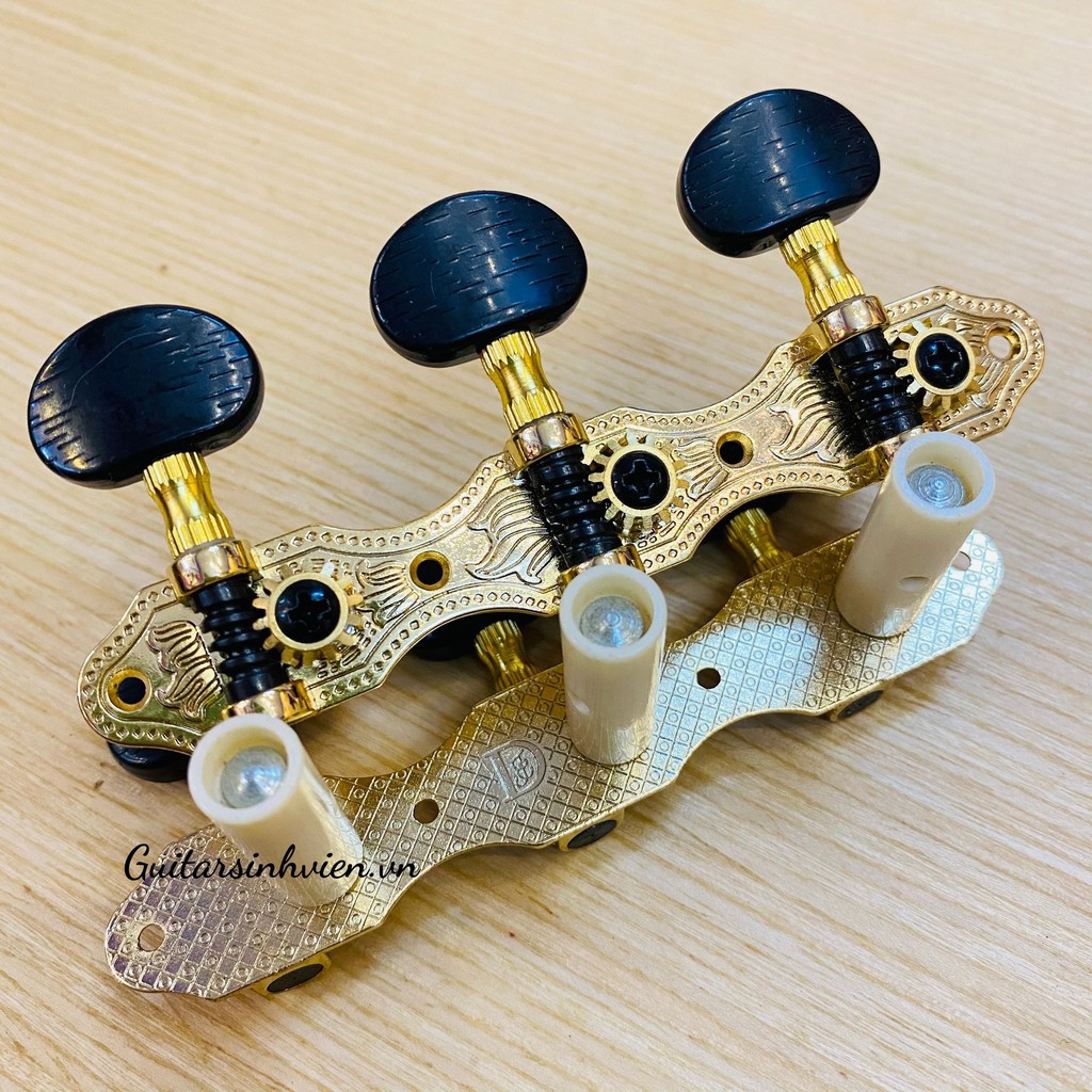 Khóa đàn guitar classic Derjung DJ105 màu vàng cao cấp