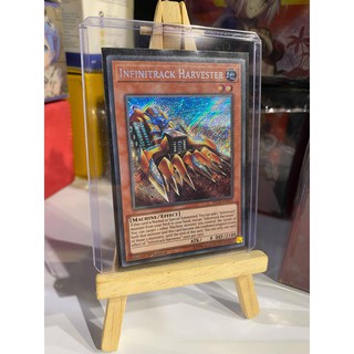 Lá bài thẻ bài Yugioh Infinitrack Harvester – Secret Rare - Tặng bọc bài nhựa bảo quản