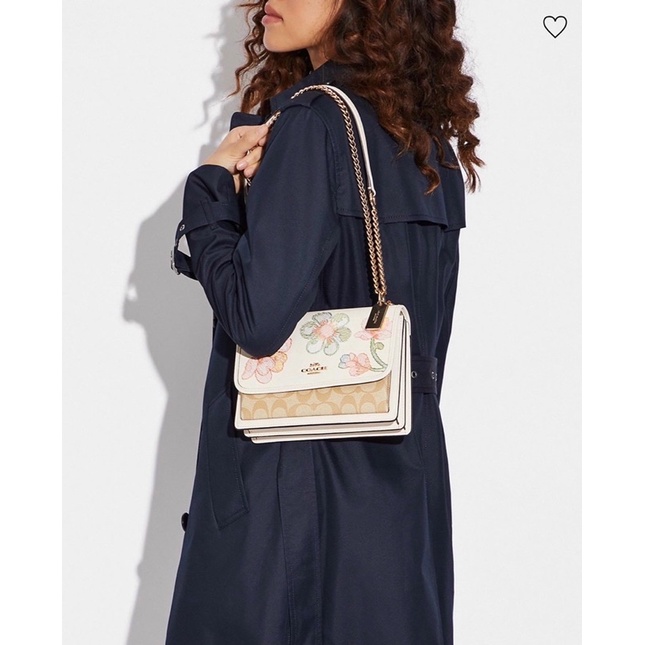 Túi Coach Klare  thêu hoa cực xinh