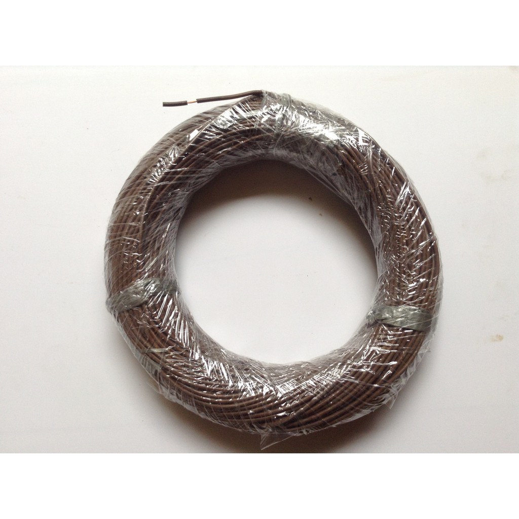 CUỘN 100M DÂY ĐIỆN ĐƠN MỀM 20AWG 0.8MM ĐỒNG
