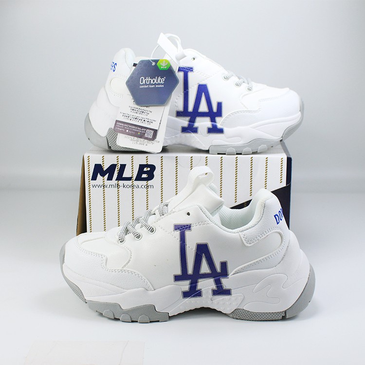 Giày MLB  đế tách,Giày MLB boston , LA , new york , NY Đế Nâu Thể Thao Nam Nữ IN 3D Đế Độn 5CM Full Box bill | BigBuy360 - bigbuy360.vn