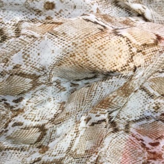 Chifon vằn da rắn