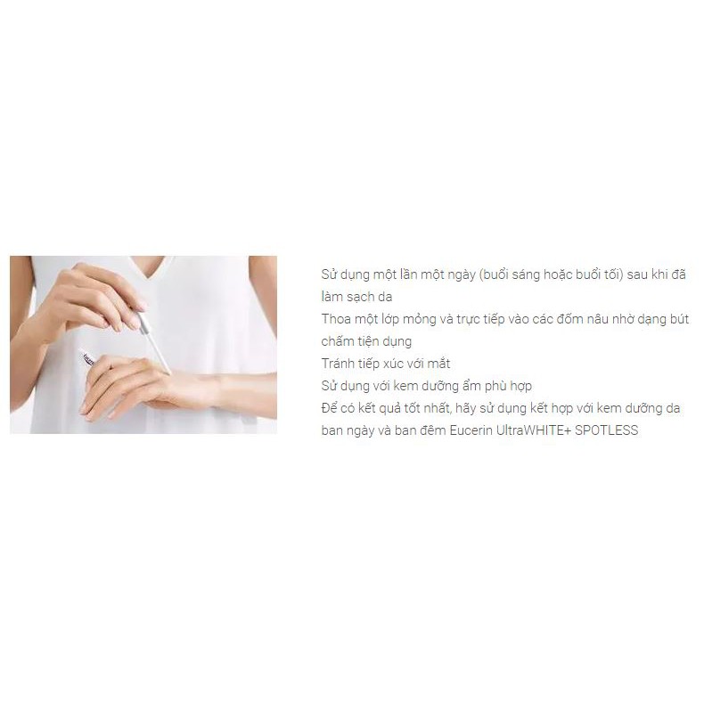 Tinh Chất Giảm Thâm Nám Dạng Bút Chấm EUCERIN UltraWHITE+ SPOTLESS SPOT CORRECTOR 5ml