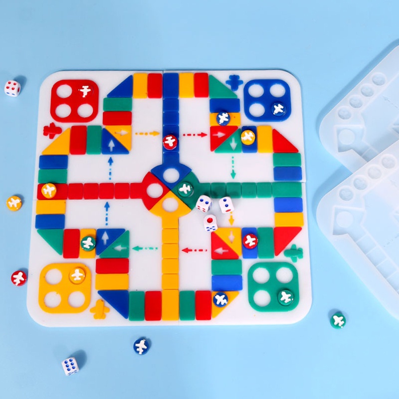 Khuôn Silicone Hình Quân Cờ Vua Bay Trang Trí