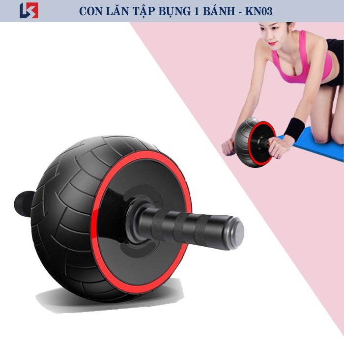 Con lăn tập bụng KUNOSPORT I Tập gym giảm mỡ và săn chắc vòng một -KN03