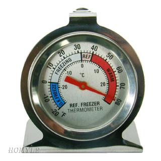 2.5" Traditional Dial Stainless Steel Digital Thermometer for Fridge Freezer