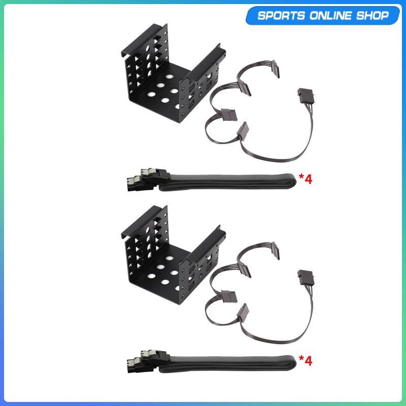 Bộ 2 Khay Đựng Ổ Cứng Sata Ssd Hdd 4-bay 2.5 "- 3.5 Inch | BigBuy360 - bigbuy360.vn