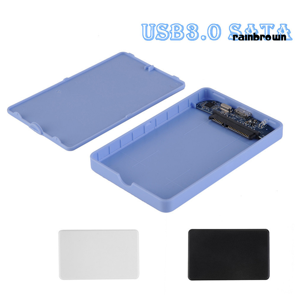 2.5 inch 2TB USB 3.0 SATA HD Box HDD Hard Disk Drive External Enclosure Case /RXDN/