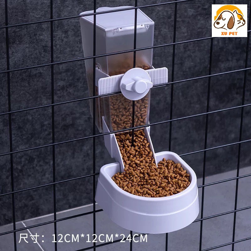 Khay Đựng Thức Ăn Treo Chuồng Tự Động Cho Chó Mèo - Bát Đựng Thức Ăn Cho Chó Mèo