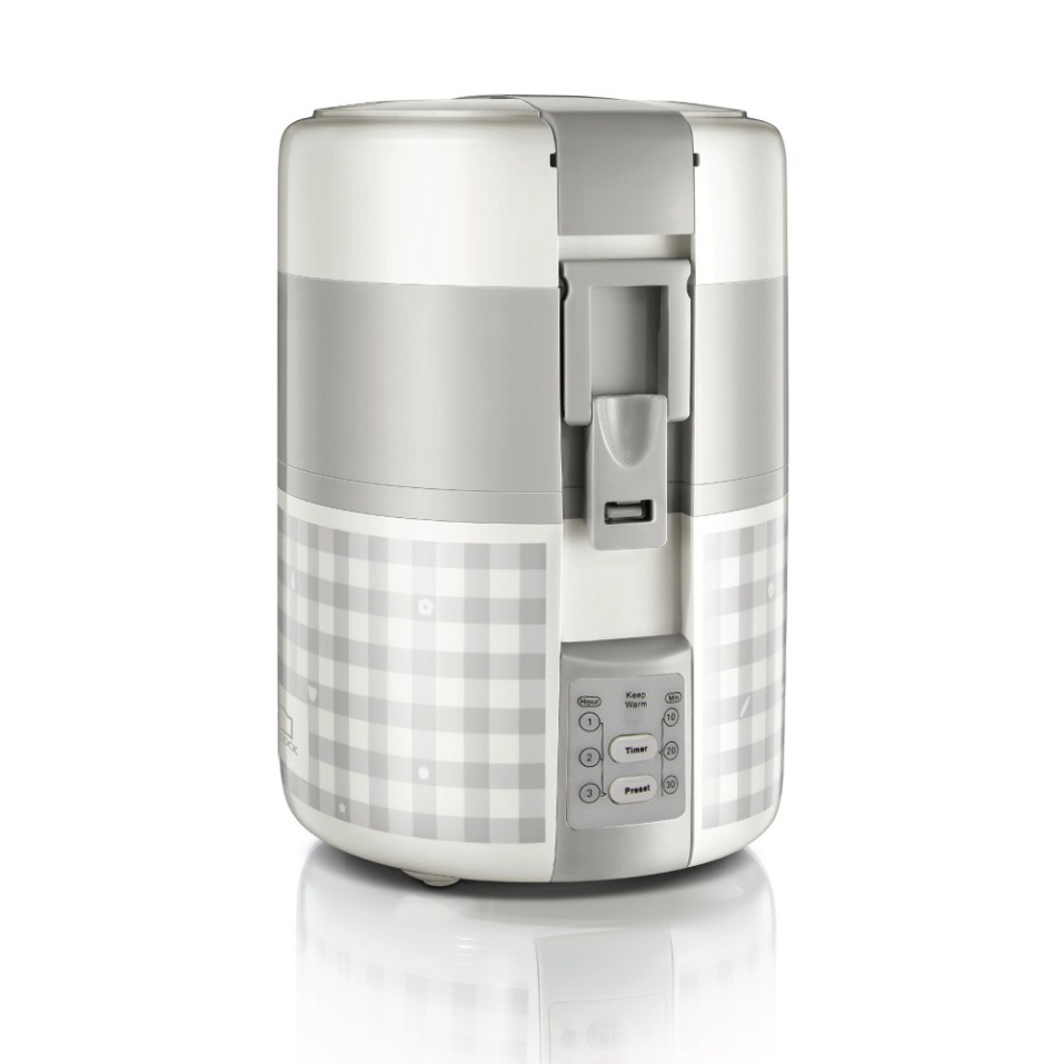 Hộp cơm điện Lock&Lock màu xám 2L EJR216