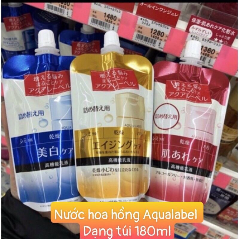 Mẫu mới nước hoa hồng chăm sóc da aqualabel shiseido