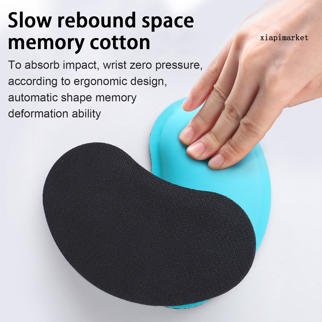 LOP_Wrist Rest Pad Professional Comfortable Memory Cotton Keyboard Mouse Wrist Hand Rest Mat for PC