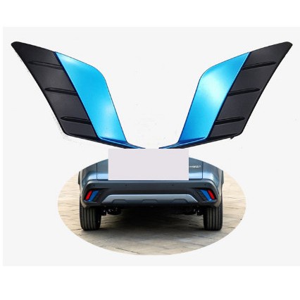 Bộ Ốp đèn gầm Toyota Corolla Cross 2020-2021 màu xanh