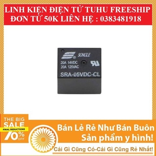 Rơ le,relay 5v 5 chân đen songle sra-5vdc