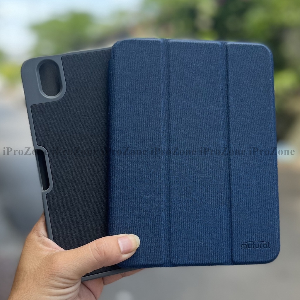 Bao da , Ốp lưng Mutural cho Máy tính bảng IPad Mini 4 , 5 , Mini 6 8.3 inch . Chống sốc kèm khe để bút