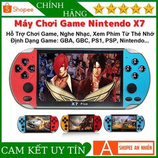 Máy Chơi Game Cầm Tay X7 Tích Hợp 900 Trò Màn Hình LCD Màu 4,3 Inch Bộ Nhớ 8Gb Chơi Game Nghe Nhạc Xem Film Đọc Sách