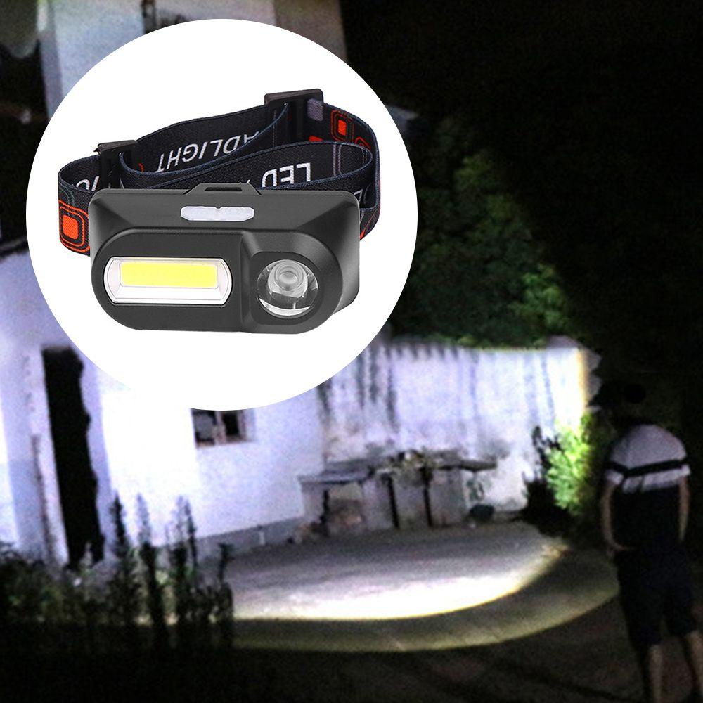 LONTIME Đèn LED COB Đeo Trán Làm Việc Có Thể Sạc Lại Bằng Cổng USB