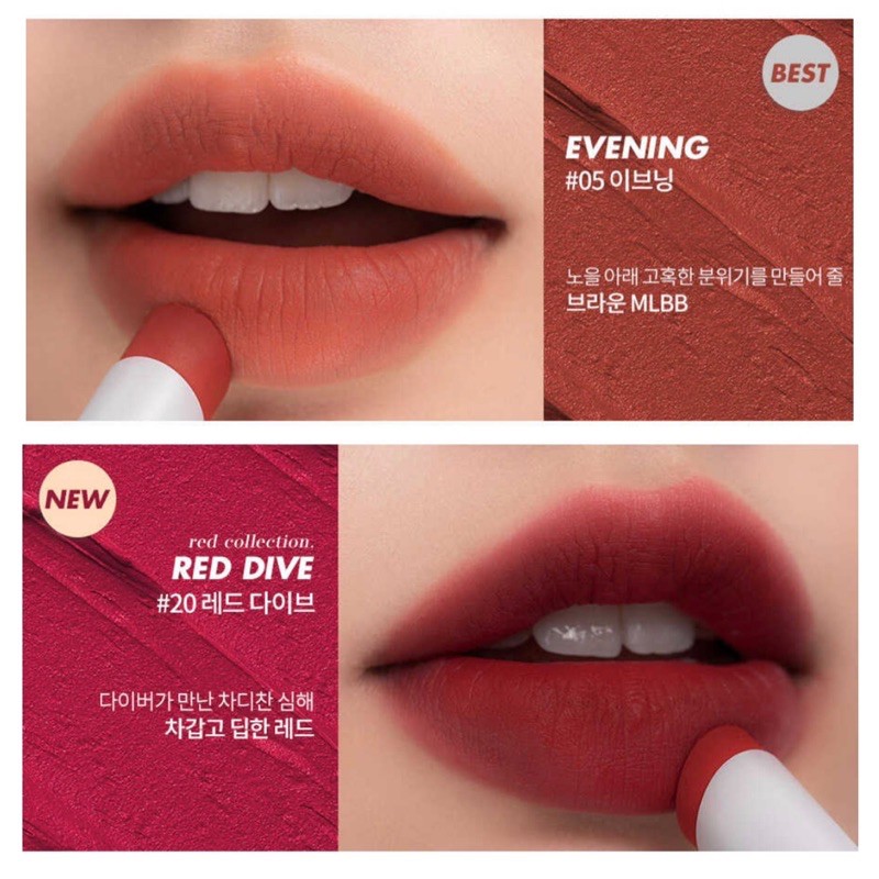 Son thỏi Romand Zero matte lip