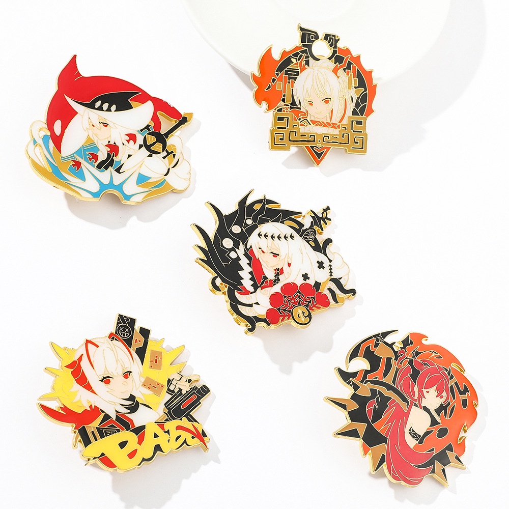 Mới Ghim Cài Áo Kim Loại Phong Cách Anime Arknights Thời Trang