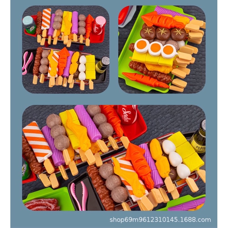 Đồ chơi nướng BBQ cực đầy đủ cho bé trổ tài