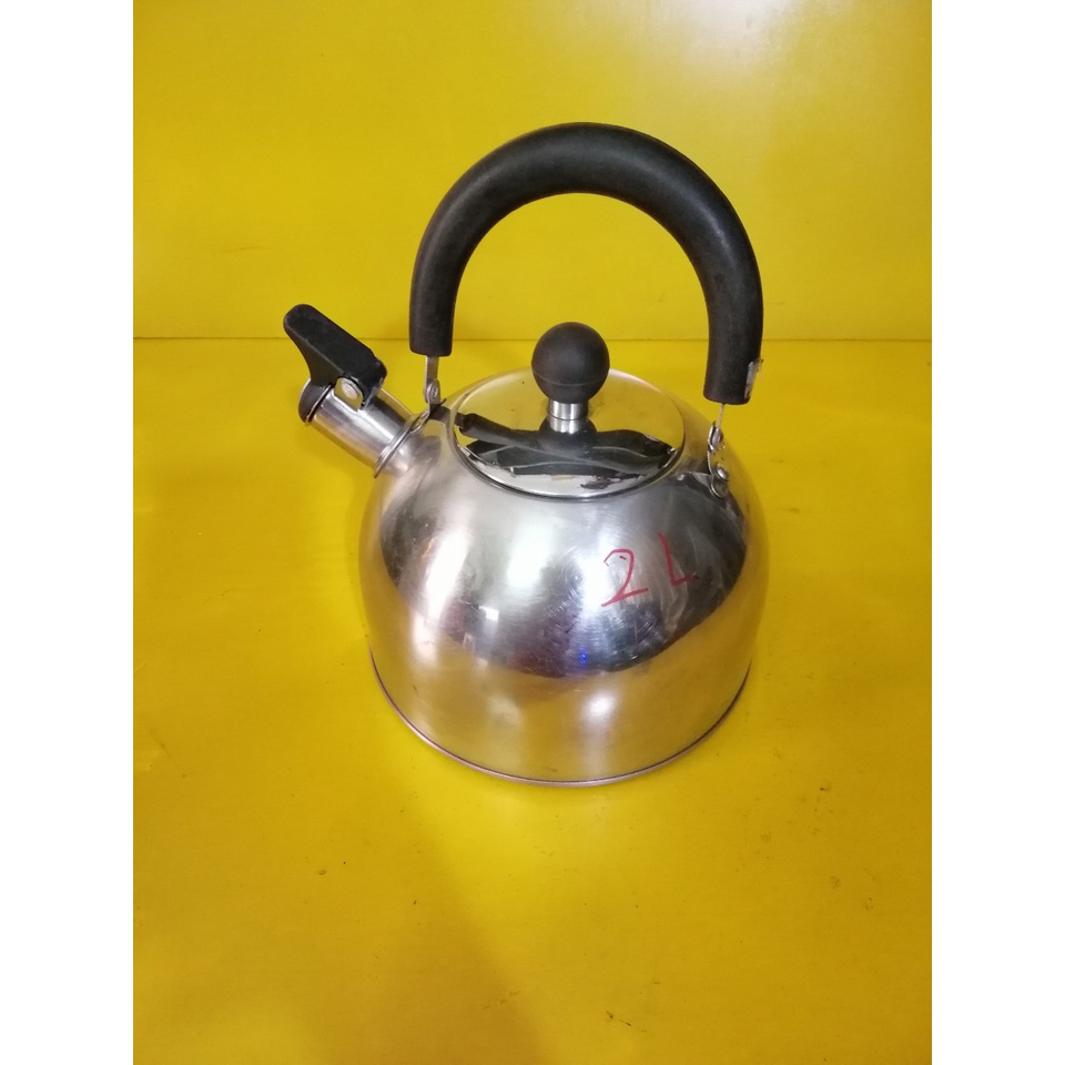 Ấm inox có còi hú nội địa Nhật (2L) (259), Dùng được bếp từ