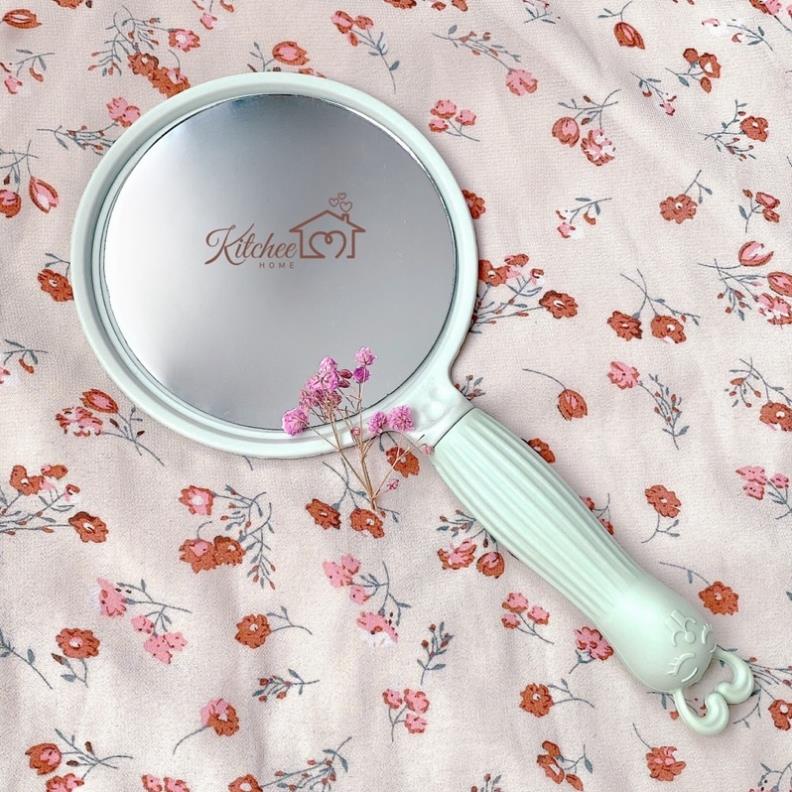 Gương Nhựa Nhỏ, Gương Cầm Tay 3 Màu Phù Hợp Để Decor