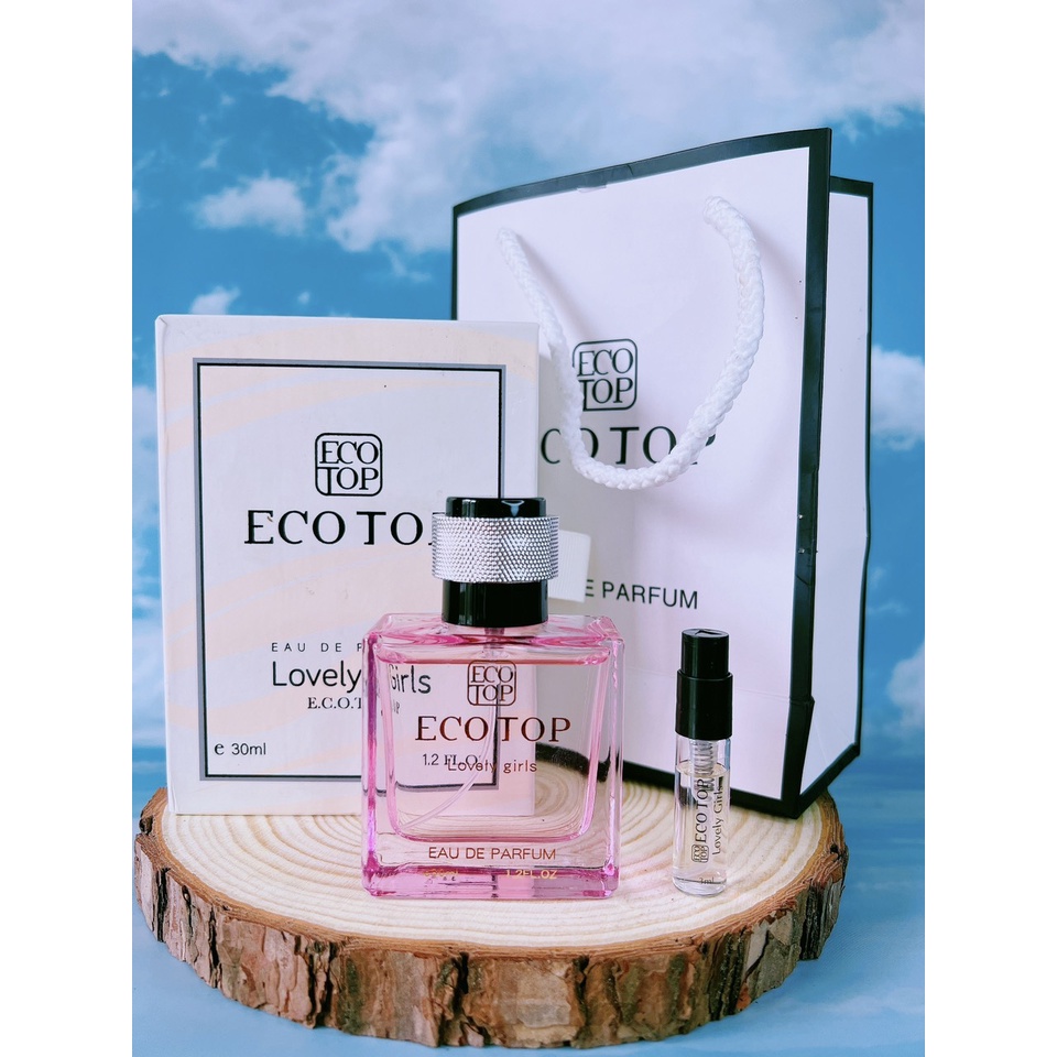 Nước hoa Pháp Ecotop Lovely girl Eau De Parfum Nữ - Nhẹ nhàng, Tinh tế, Gần gũi